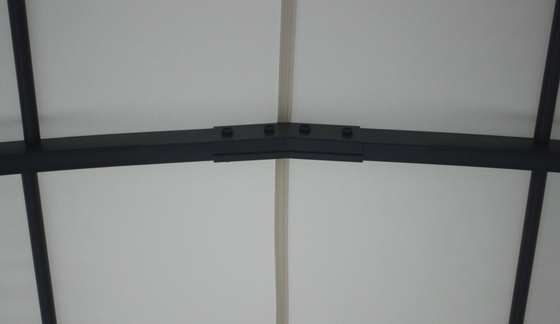 PVC 3x4x2.75M Gekrompen ijzer Buiten Gazebos Bogen Arbours Pergolas Brug Voor tuin