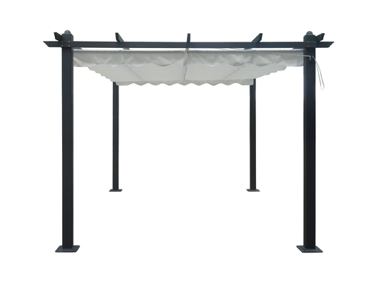 Op maat gemaakte 2.96X2.96X2.25M Tuin Gazebo met aluminium frame en verwijderbaar deksel