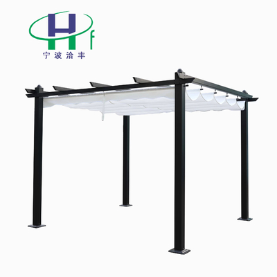 Op maat gemaakte 2.96X2.96X2.25M Tuin Gazebo met aluminium frame en verwijderbaar deksel