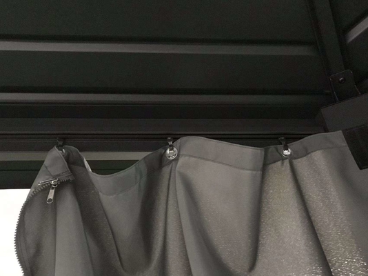 Aluminium frame 4x4x2.8M Hexagonale hardtop Gazebo Ideaal voor buiten en gemakkelijk op te zetten