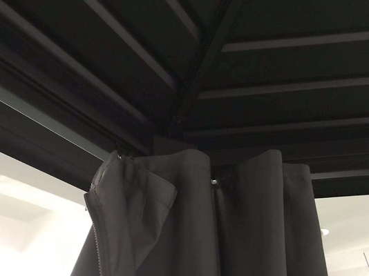 Aluminium frame 4x4x2.8M Hexagonale hardtop Gazebo Ideaal voor buiten en gemakkelijk op te zetten