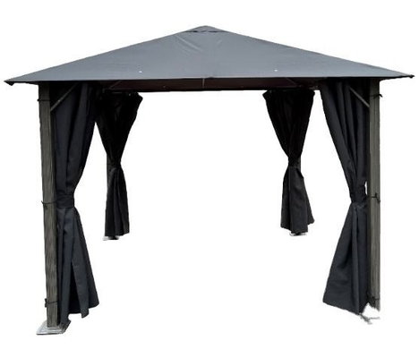 Aluminium Gazebo Tent Met Polyester Zijkanten 3X3X2.57M Voor Waterdichte Bescherming