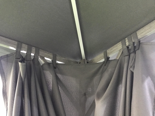 Aluminium Gazebo Tent Met Polyester Zijkanten 3X3X2.57M Voor Waterdichte Bescherming