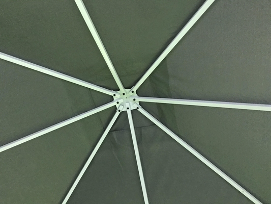 Aluminium Gazebo Tent Met Polyester Zijkanten 3X3X2.57M Voor Waterdichte Bescherming