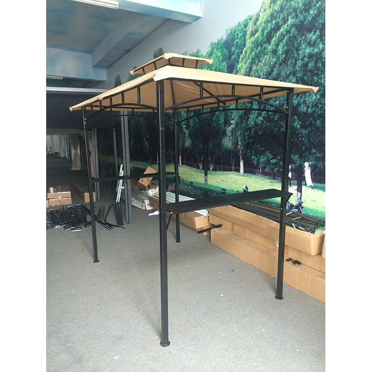 Polyester zeilmateriaal 2.5*1.3*2.5M Patio Shelter Canopy Tent voor BBQ Grill Gazebo