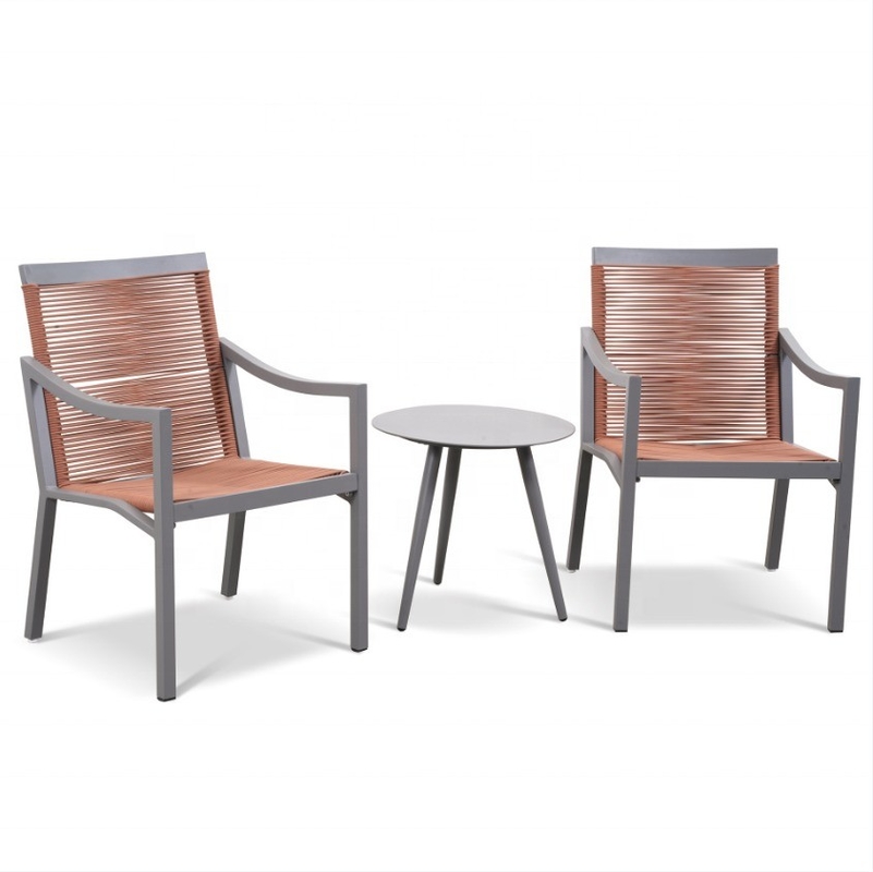 Moderne tuinmeubilair Aluminium Bistro Rattan Sofa Set in moderne design stijl