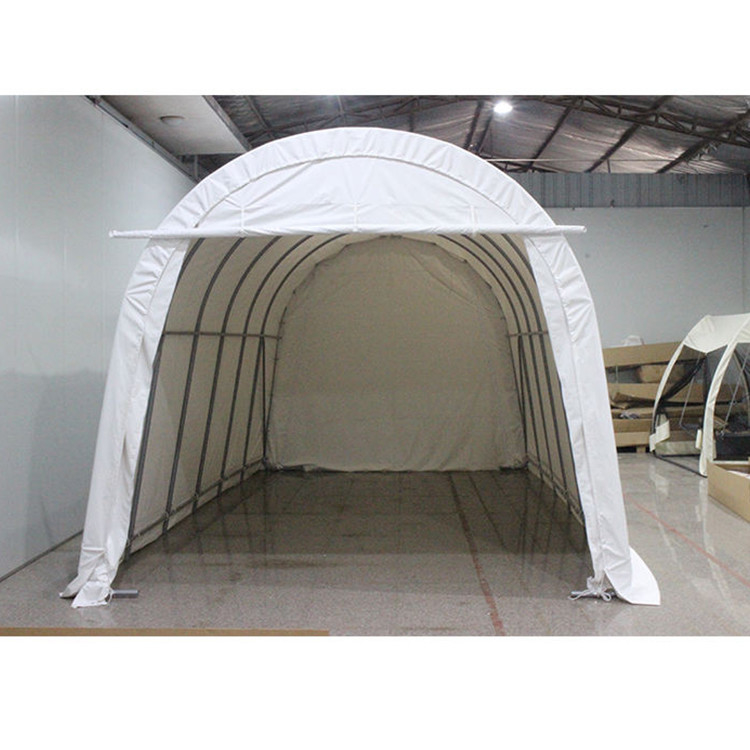 Afneembare zijwanden deuren zware carport voor kamperen en achtertuin 400*730*330cm