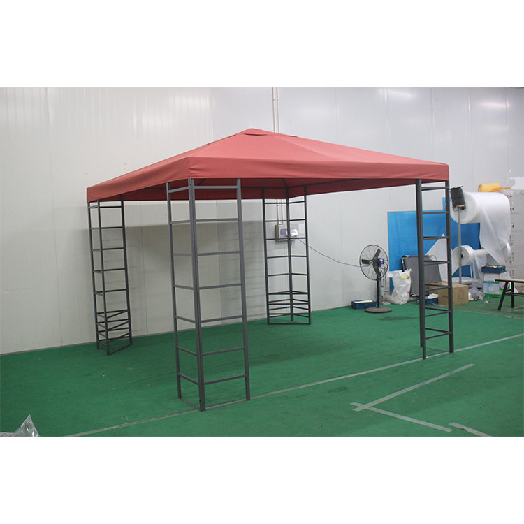 Buitentuin Terrasse 3*3*2.55M rechthoekige dubbele bovenkant Gazebo in groot pakket