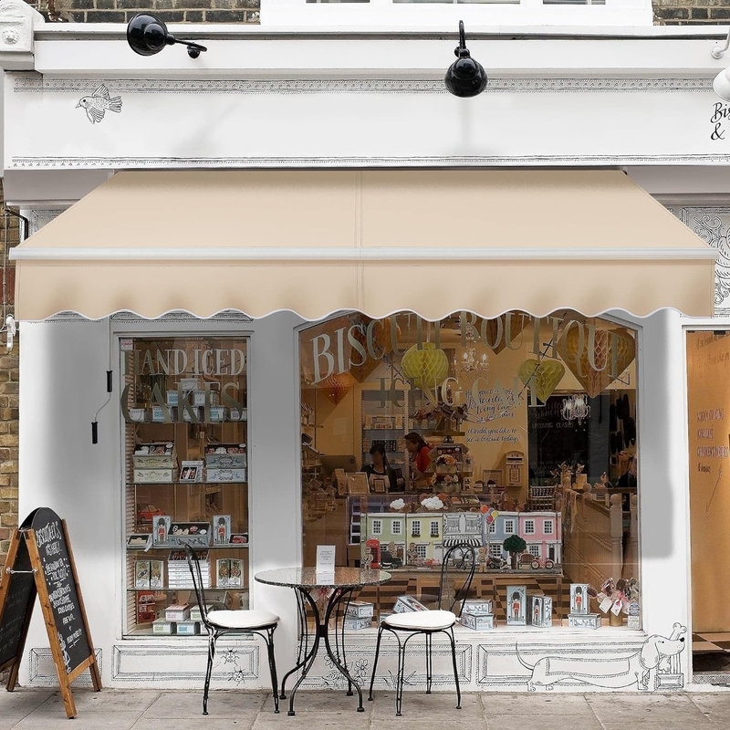 Aluminiumframe Volledig open zonnescherm Awning KD Ideaal voor klantvereisten
