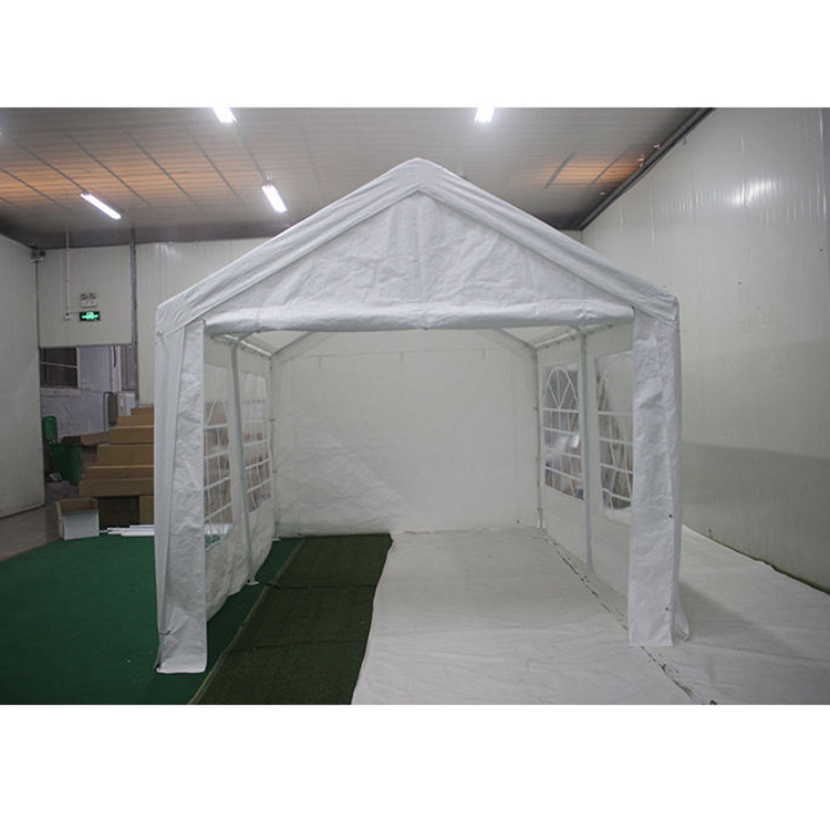 Waterdicht en UV-bestendige bovenkleding PE Carport 3X4M voor feest in wit