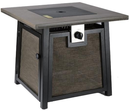 Buitentuin Corten Steel BBQ Grill met rechthoekige bolvormige rookloze gasvuurput