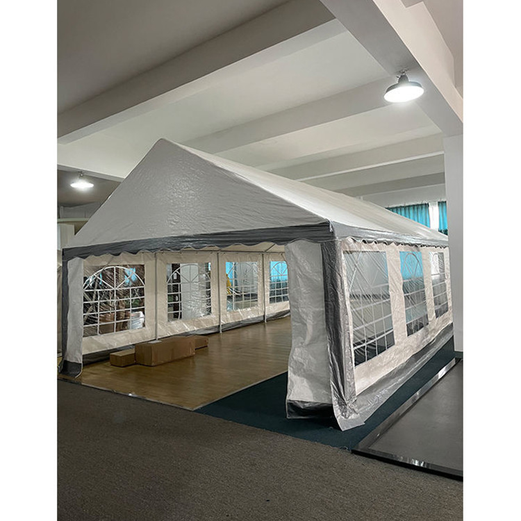 Op maat gemaakte draagbare kleine tuinmarquee bruiloft carport niet gecoat en warmtebehandeld