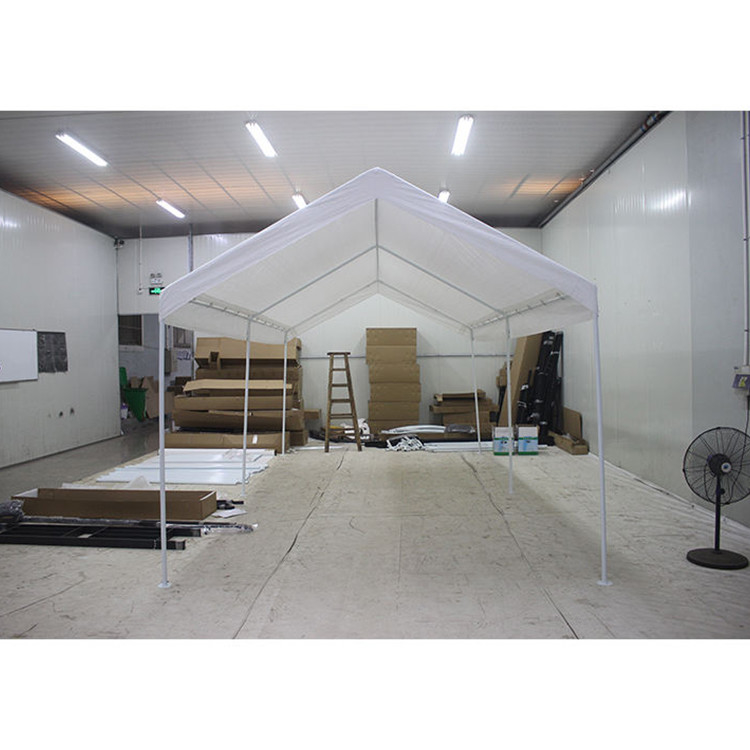 Metalen raam Buitenopslag Schuur 3 x 6 ft Canopy voor fiets Motorfiets Draagbare Shelter