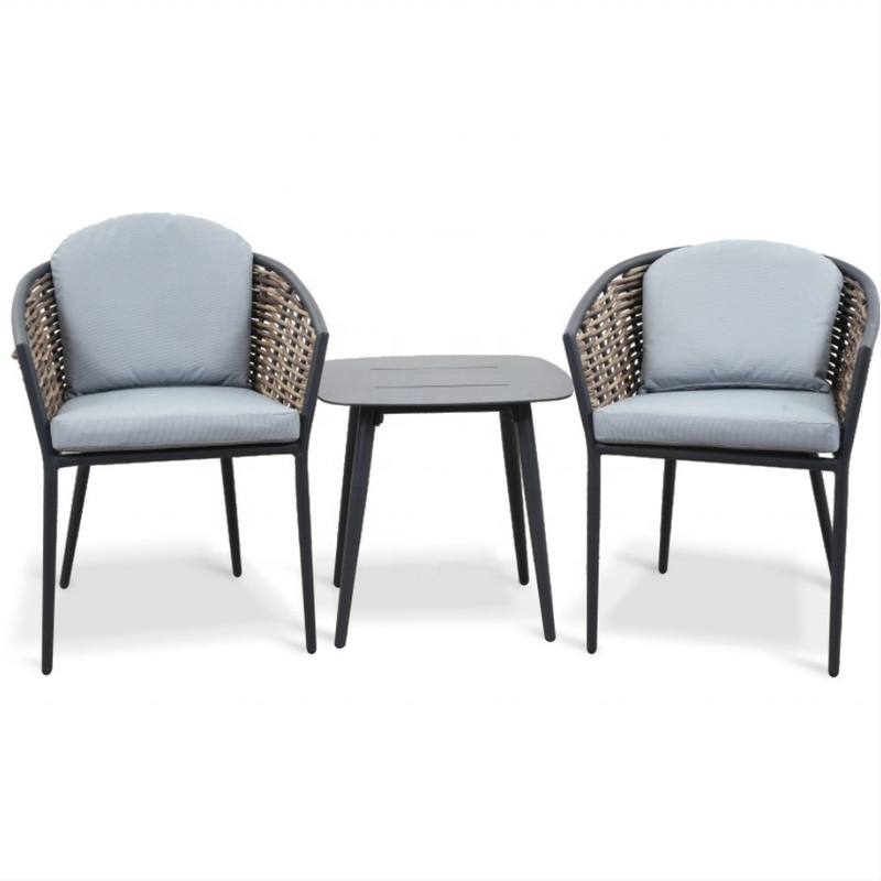 Buitentuin Set Aluminium Rattan Sofa Set Luxe Tafel Teapoo Bistro Set Diner Set