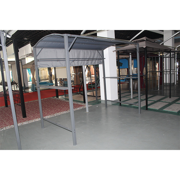Stalen frame Gazebo Paviljoen Pergola met 2.45*1.37*2.15M Grootte en opvouwbaar ontwerp