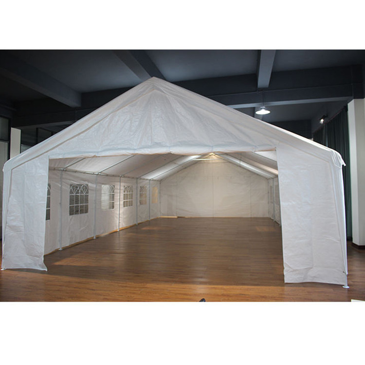 Metalen frame poeder gecoat draagbare auto opslag schuur voor RV Boat Shelter Canopy 6 * 12M