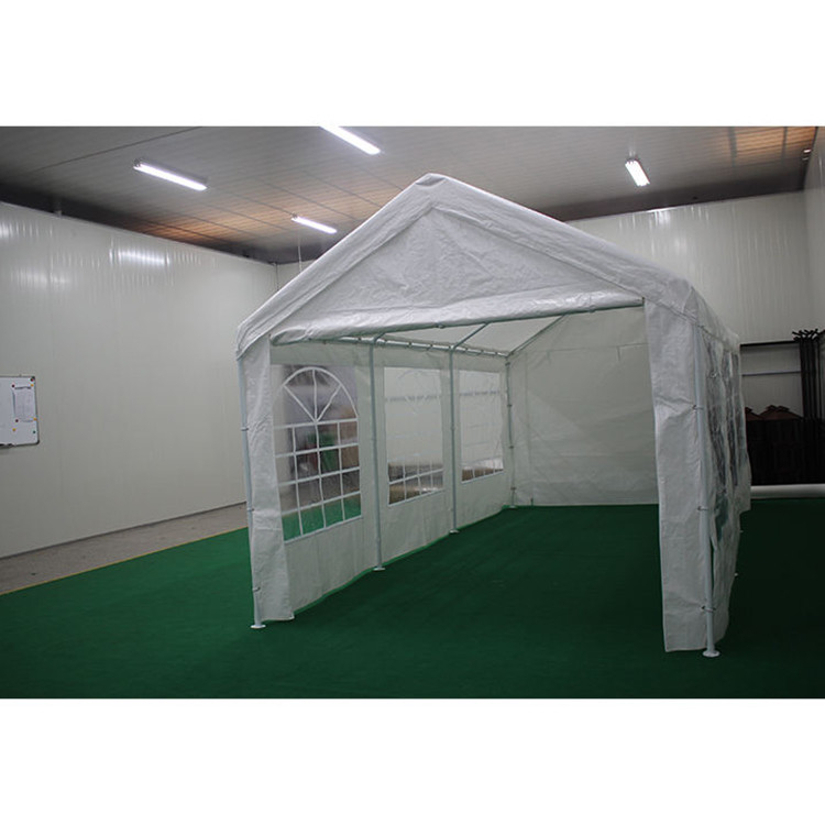 Buitencarport CP004-W met waterdicht PE bovendeel en metalen frame 3X6M Tuinschuur