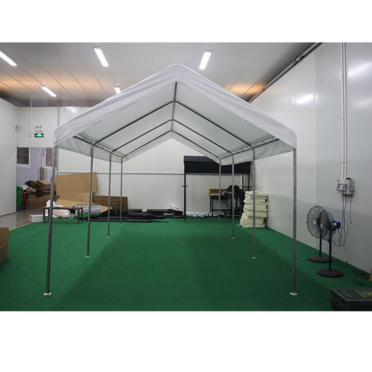 Natuurmatig behandeld hout 300*600 cm Buitenopblaasbare carport voor kamperen