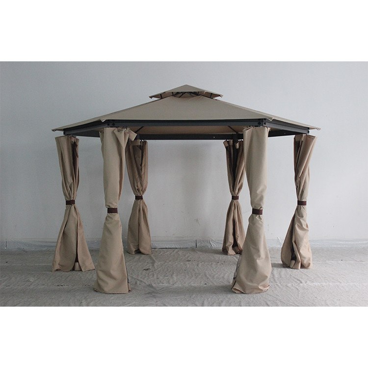 Buitenruimte Gazebo met gordijn en muggenvet 217*54*21.5cm Pakketgrootte