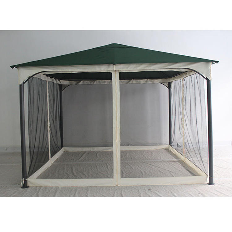 Casual en Outdoor Activiteiten IJzeren frame Outdoor Patio Gazebo met polyester materiaal