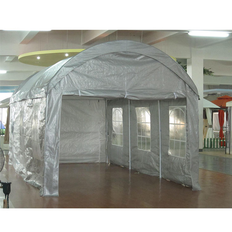 Waterdicht stalen frame Dome opslag tent Shelter Carport Canopy voor buiten 300 * 600cm