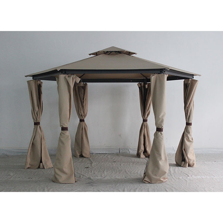 2*2*2.8M PVC-gecoat Pavilion met gordijn en muggenvet van Top Pavilionfabrikanten