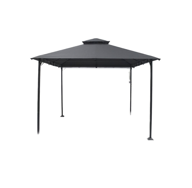 Makkelijke montage Ronde buiten patio Canopy Party Gazebo met stalen frame 3x3x2.75M