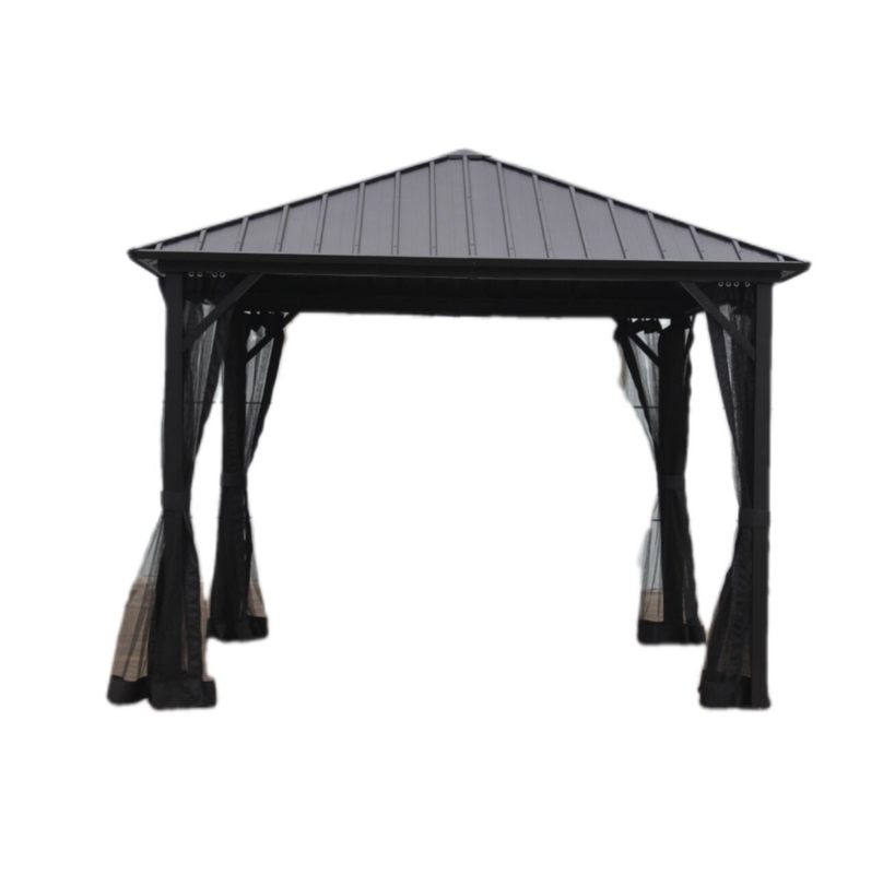 3X3X2.75M Metalen pergola Buitengevel voor tuinvoorzieningen met pergola brug
