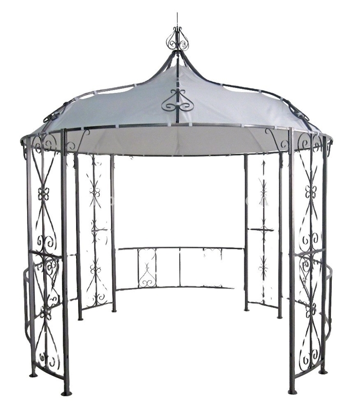 Populaire 3*3*2.65m Single Roof Garden Pergola met Decorative Luxury en Arbours Design