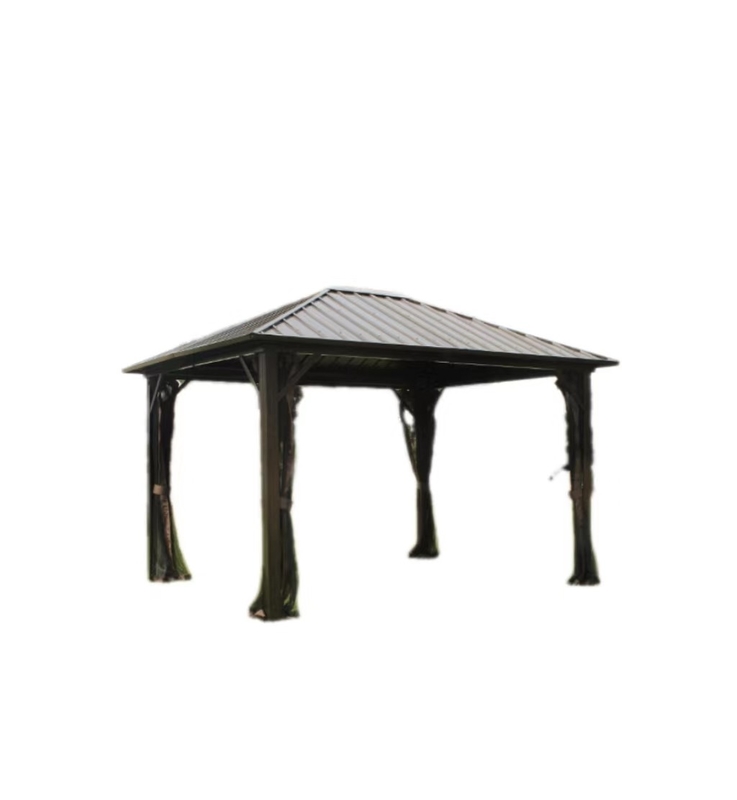 3x3,65x2,57m gegalvaniseerd stalen tuinlijn Aluminium buis Gazebo voor tuinvoorzieningen