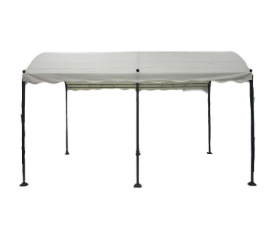 PVC 3x4x2.75M Gekrompen ijzer Buiten Gazebos Bogen Arbours Pergolas Brug Voor tuin